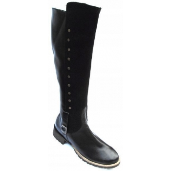 Kozaki Damskie z Płaskim Obcasem - Nr 40