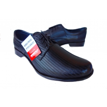 Eleganckie Skórzane Buty Męskie - Rozmiar 45