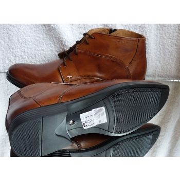 Ciepłe męskie trzewiki skórzane | Polski producent