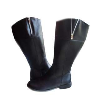 Eleganckie Skórzane Kozaki - R. 38