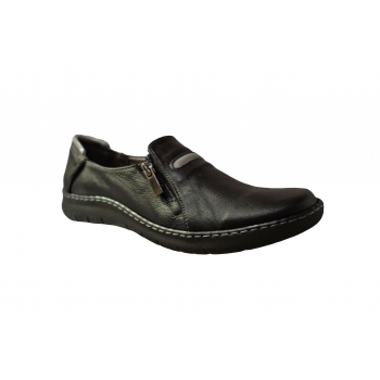 Eleganckie Mokasyny Damskie Czarne 37