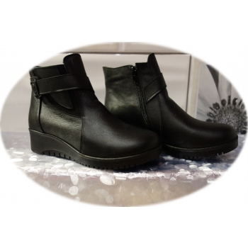 Nowe Damskie Botki Czarne 3,5cm - roz. 37