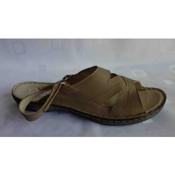 Eleganckie sandały damskie -50% brąz 41