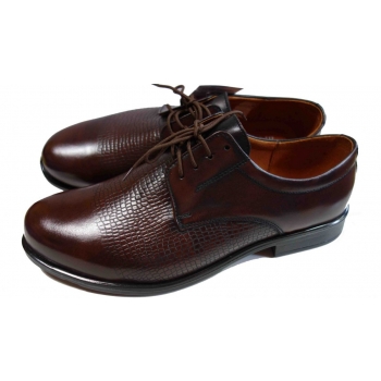 Buty Męskie Wygodne i Eleganckie 43 Brąz Cabir
