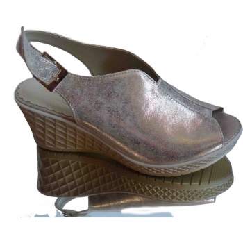 Sandałki na SZEROKĄ wąską STOPĘ teg G H koturn 41