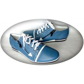 Eleganckie męskie buty sportowe niebieskie 41
