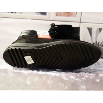 Nowa Kolekcja: Trzewiki Męskie Skórzane Nubuk Czarny 45