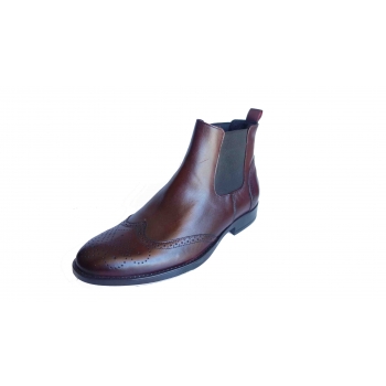 Eleganckie Skórzane Sztyblety Śliwkowe - Nr 41