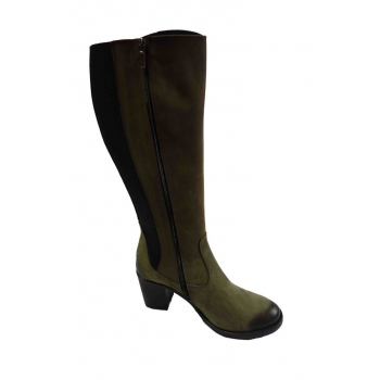 Kozaki Damskie - Szeroka Cholewka - Nr 37