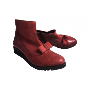 Eleganckie botki skórzane dla szerszej stopy