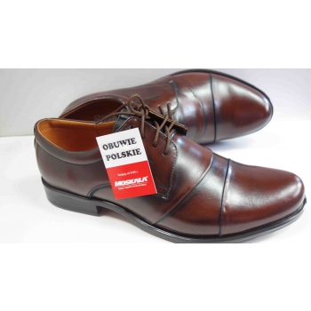 Skórzane Męskie Buty TĘGOPLEC H CABIR 39