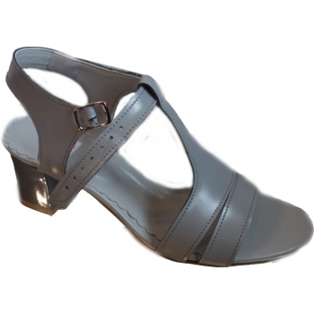 Eleganckie Sandały na Obcasie ze Skóry Naturalnej