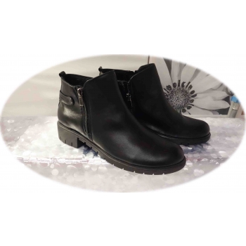 Botki skórzane czarny obcas 4cm nr.43