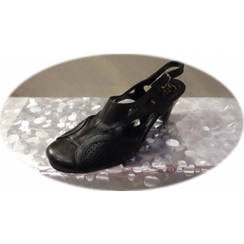 Sandały eleganckie, czarne, nr.39