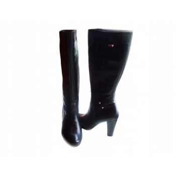 Kozaki Skóra Pod Wymiar, Szersza Cholewka, 38