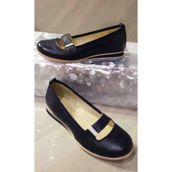 Buty Damskie Granatowe 36 cm+1 Żółte Pudełko