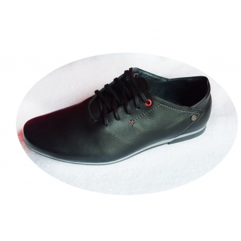 Męskie Buty Skórzane Niebieskie 43