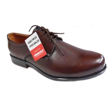 Męskie Buty Skórzane Szerokie 43