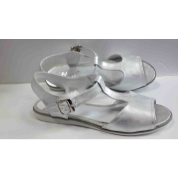 Sandały damskie srebrne - rozmiar 39