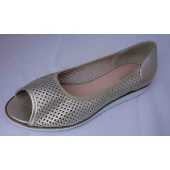 Eleganckie skórzane baleriny H nr 44