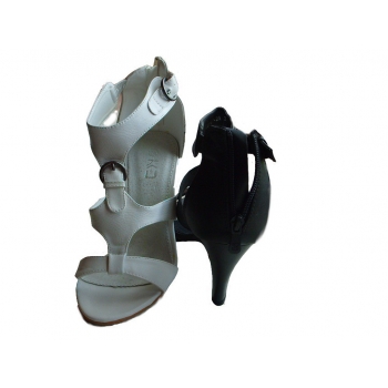 Białe Sandały na Obcasie 9cm (Rozmiar 40)