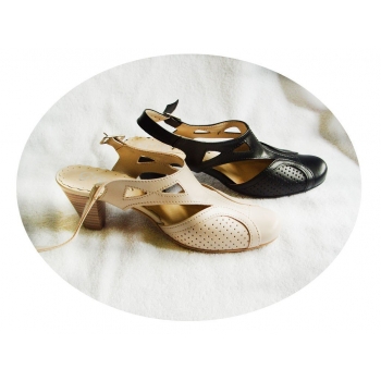 Eleganckie Sandały Damskie z Skóry Naturalnej