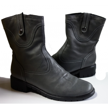 Buty Botki Skóra Zimo 42