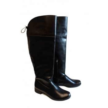 Eleganckie Muszkieterki Skórzane AZ 46 CM -39