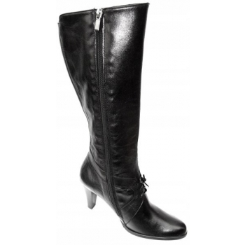 Eleganckie Kozaki Retro CZARNE