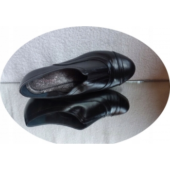 Eleganckie botki skórzane - rozmiar 40