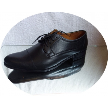 Buty Męskie Skórzane, Czarne, Rozmiar 45