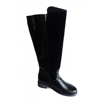 Kozaki z dżetami szeroka cholewka 46cm