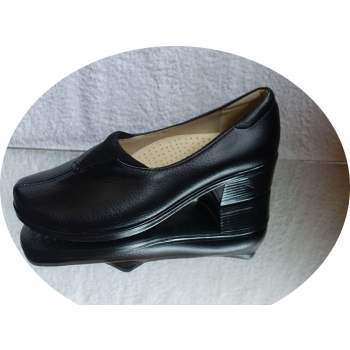 Eleganckie Mokasyny Damskie - Czarne, Rozmiar 39