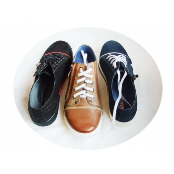 Skórzane Półtrampki Męskie 44 | Polski Producent