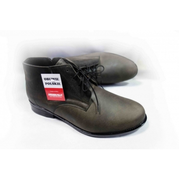 Kozaki Męskie na Szeroką Stopę - Zielone - Rozmiar 44