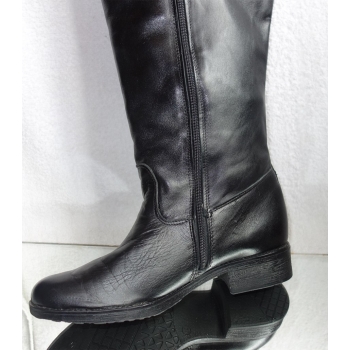 Eleganckie Oficerki Czarne 38 cm