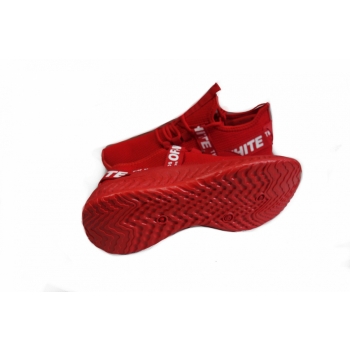 Buty sportowe czerwone z siatką - Nowość 44