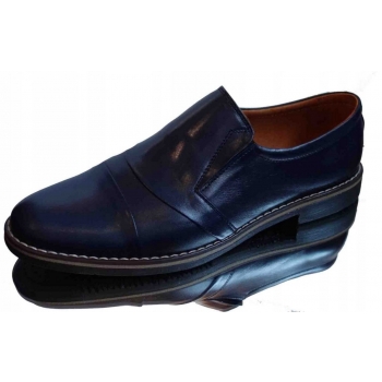 Buty Męskie Granat WSUWANE 39