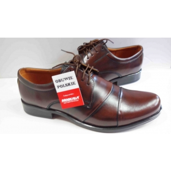 Buty Męskie Skórzane CABIR Tęgość H 43