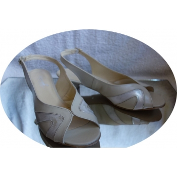 Sandały Beżowe Tęgość H Haluksy 42