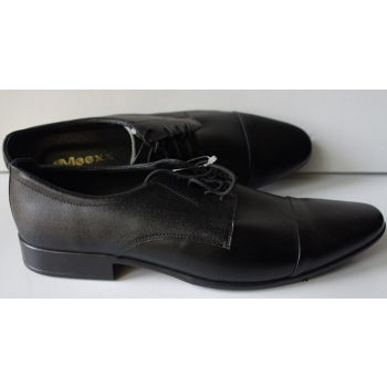 Eleganckie męskie półbuty czarne -40%