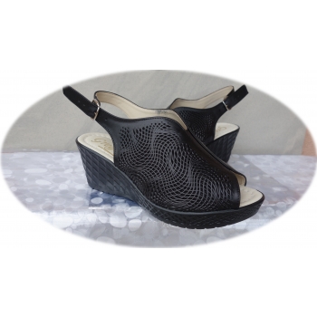 Nowa kolekcja Sandałki CZARNE 6,5cm - roz. 36