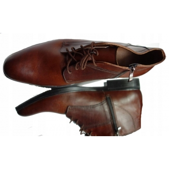 Eleganckie Skórzane Sztyblety Męskie -40%