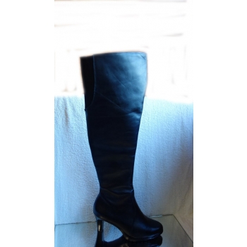 Eleganckie Skórzane Kozaki -40% (Rozmiar 41)