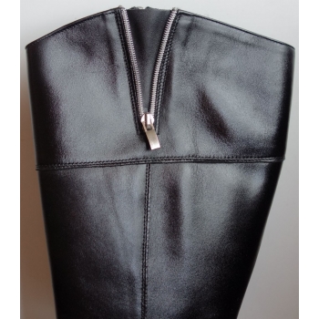 Kozaki Skóra Szeroka Cholewka 44 cm 37