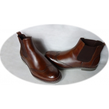 Eleganckie męskie sztyblety brązowe 39