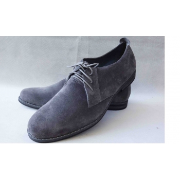 Męskie Polo Buty Skórzane Moskała (POPIEL 42)