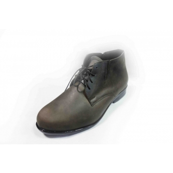 Kozaki Męskie na Szeroką Stopę - Zielone - Rozmiar 44