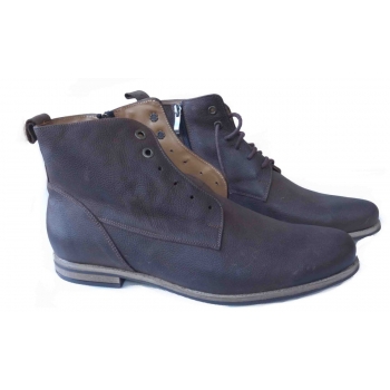 Eleganckie Sznurowane Sztyblety Męskie 42