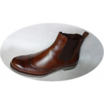 Eleganckie męskie sztyblety brązowe 39